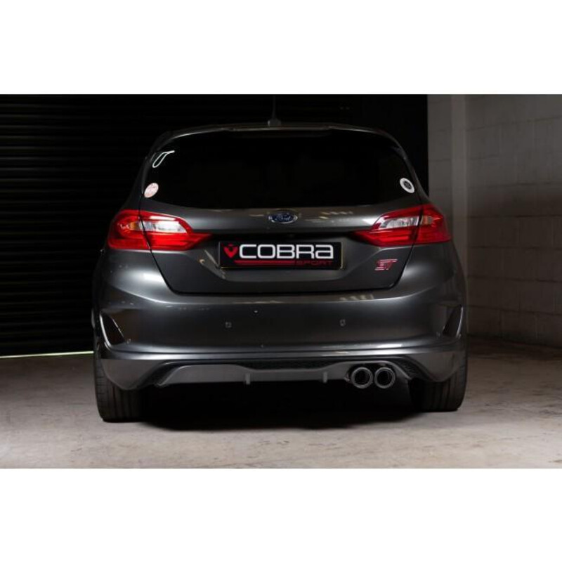 Cobra Sport Valved GPF Back Exhaust System for Ford Fiesta ST MK8
