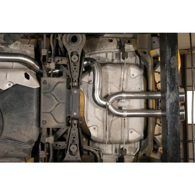 Cobra Sport "Venom Box Delete" Cat Back Exhaust System for Ford Focus ST MK3 Estate