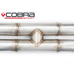 Cobra Sport Valved Cat Back Exhaust System for Ford Mustang GT V8 5.0L (2015-18, Ø3")