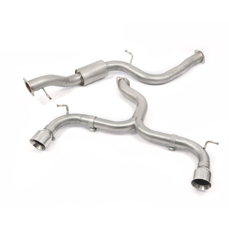 Cobra Sport "Venom Box Delete" Cat Back Exhaust System for Ford Focus ST225 MK2
