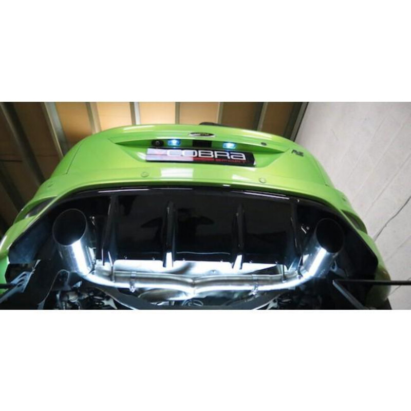 Cobra Sport "Venom Box Delete" Cat Back Exhaust System for Ford Focus RS MK2