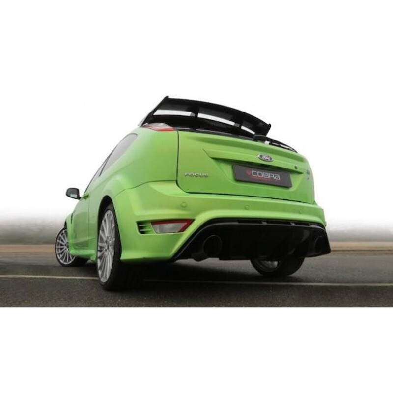 Cobra Sport "Venom Box Delete" Cat Back Exhaust System for Ford Focus RS MK2