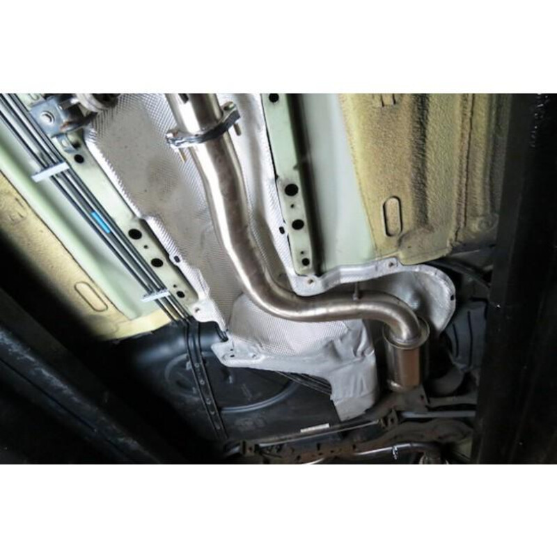 Cobra Sport "Venom Box Delete" Cat Back Exhaust System for Ford Focus RS MK2