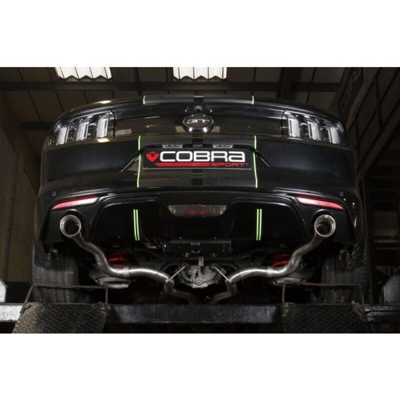 Cobra Sport "Venom Box Delete" Cat Back Exhaust System for Ford Mustang GT V8 5.0L (2015-18)
