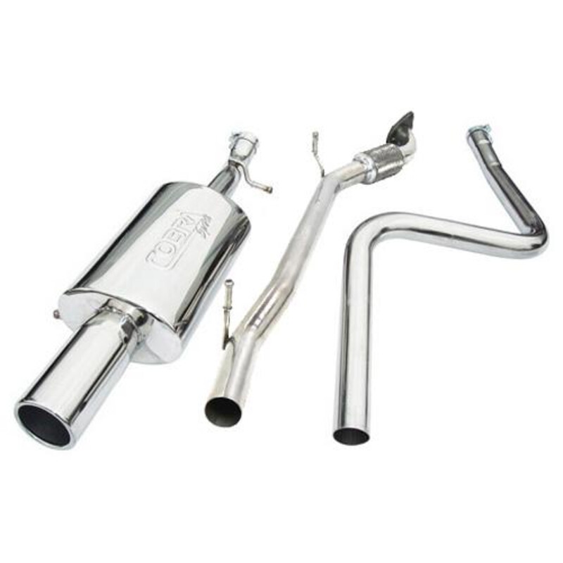 Cobra Sport Cat Back Exhaust System for Ford Fiesta MK6 Zetec S
