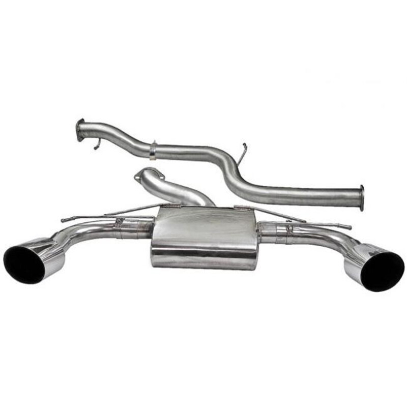 Cobra Sport Cat Back Exhaust System for Ford Focus RS MK2