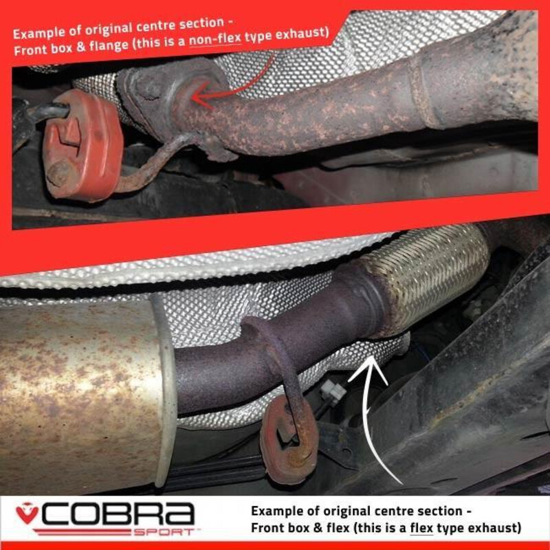 Cobra Sport Cat Back Exhaust System for Ford Fiesta 1.2, 1.4 & 1.6L MK7 (Zetec)