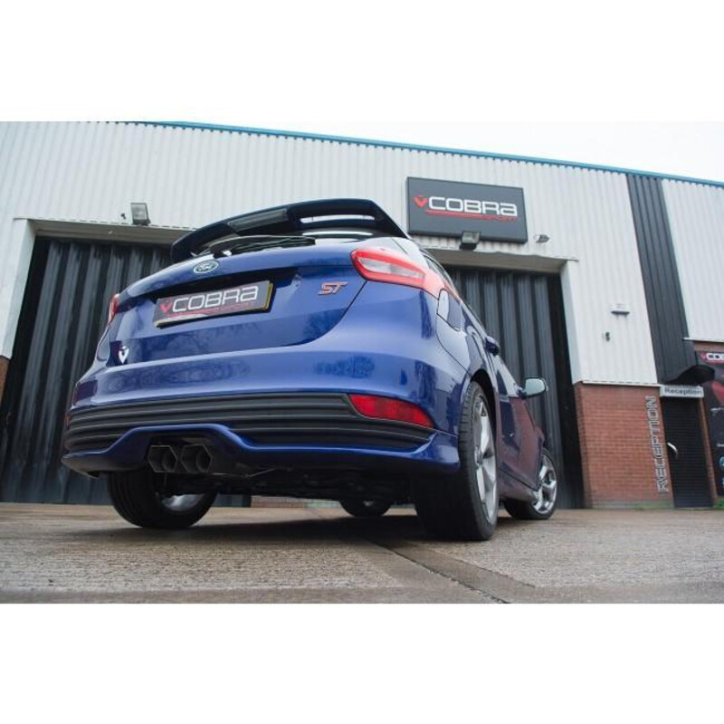 Cobra Sport Rear Exhaust for Ford Focus ST MK3 TDCi Sedan