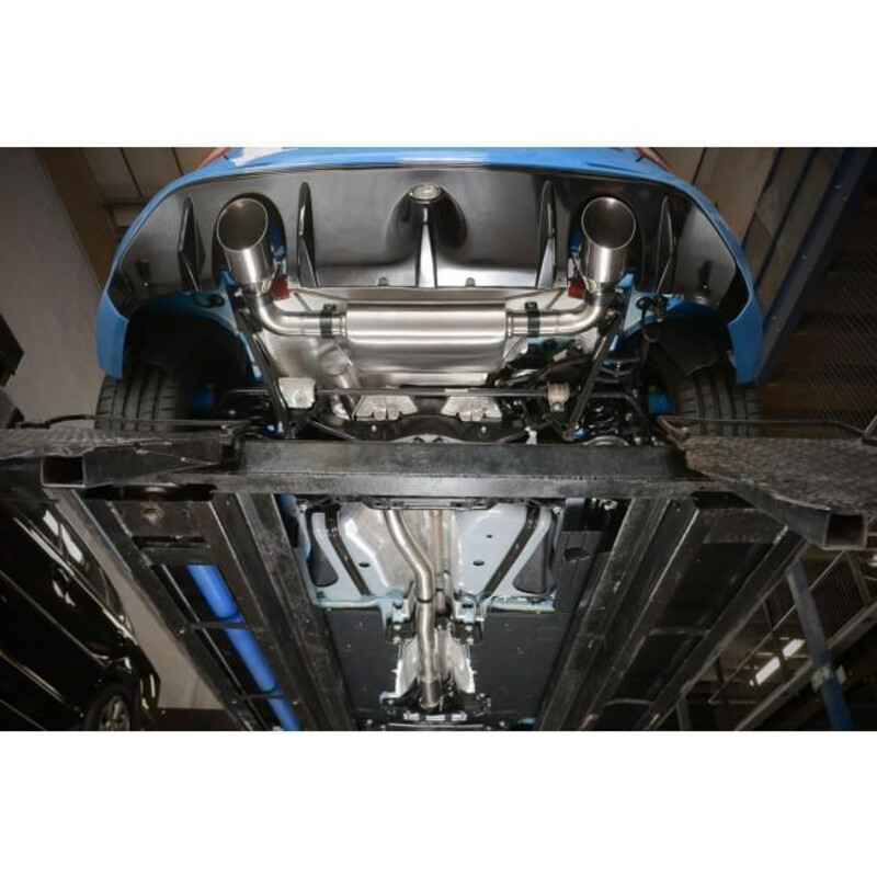 Cobra Sport Cat Back Exhaust System for Ford Focus RS MK3