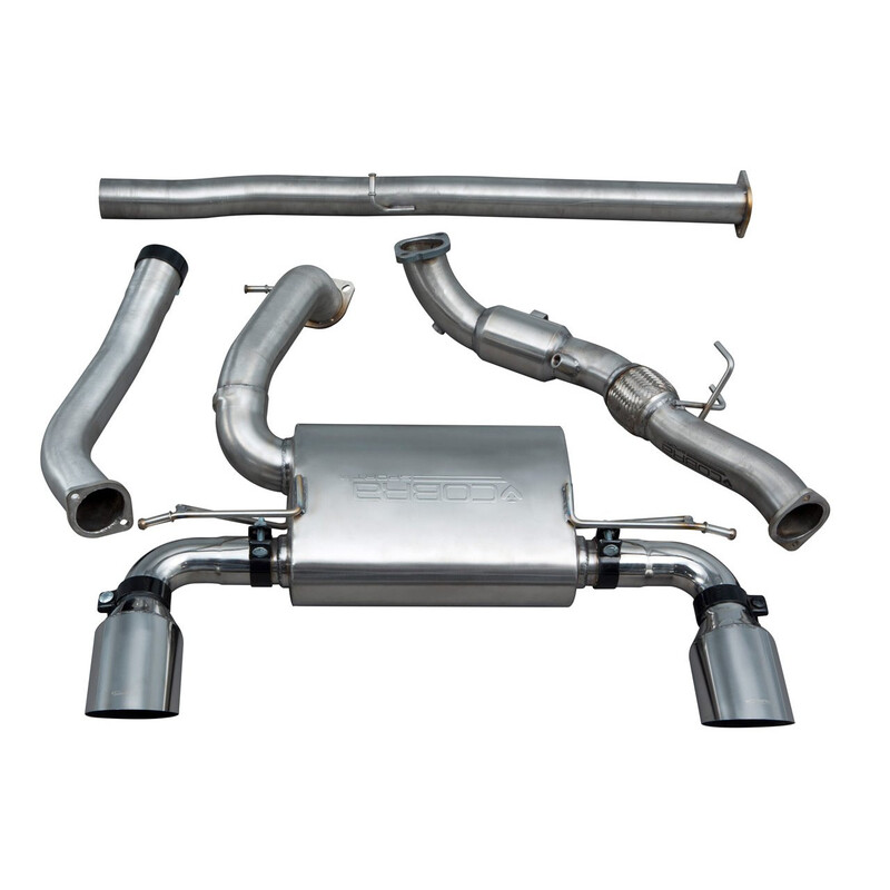 Cobra Sport Turbo Back Exhaust System for Ford Focus RS MK3
