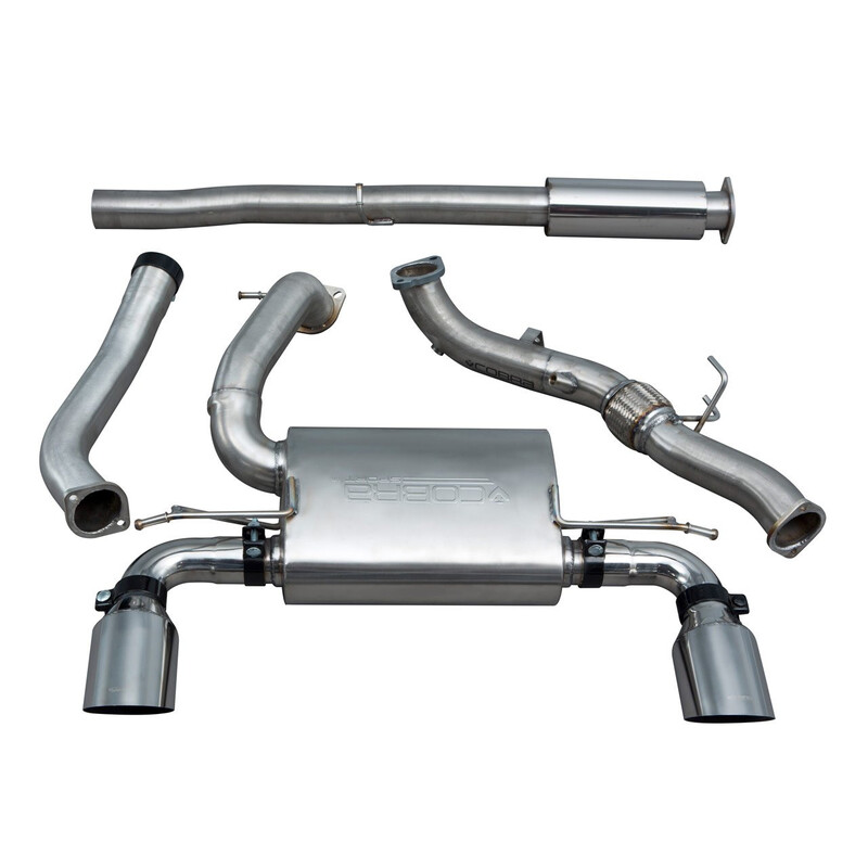 Cobra Sport Turbo Back Exhaust System for Ford Focus RS MK3