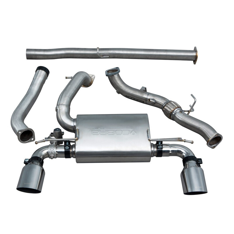Cobra Sport Turbo Back Exhaust System for Ford Focus RS MK3
