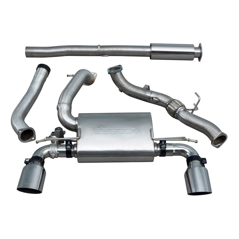 Cobra Sport Turbo Back Exhaust System for Ford Focus RS MK3