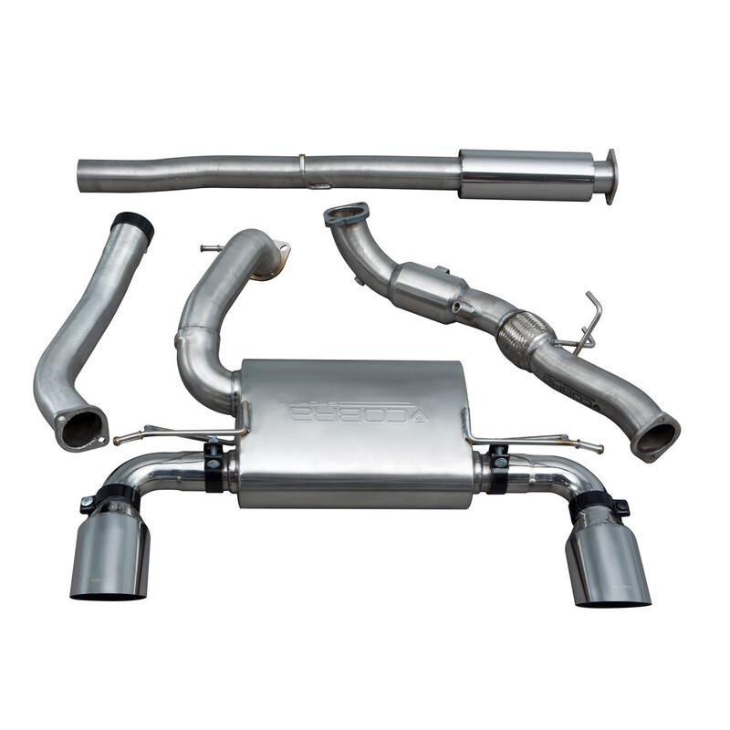 Cobra Sport Turbo Back Exhaust System for Ford Focus RS MK3