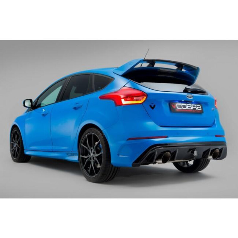 Cobra Sport "Venom Box Delete" Cat Back Exhaust System for Ford Focus RS MK3
