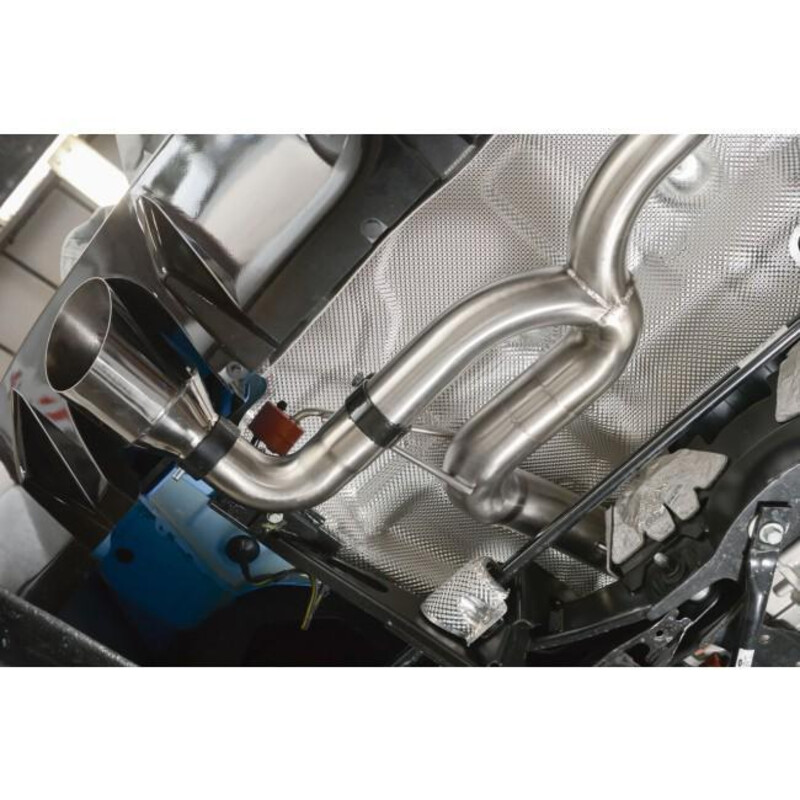 Cobra Sport "Venom Box Delete" Cat Back Exhaust System for Ford Focus RS MK3