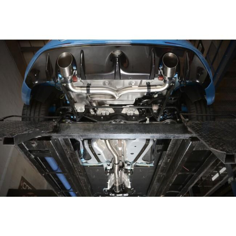 Cobra Sport "Venom Box Delete" Cat Back Exhaust System for Ford Focus RS MK3