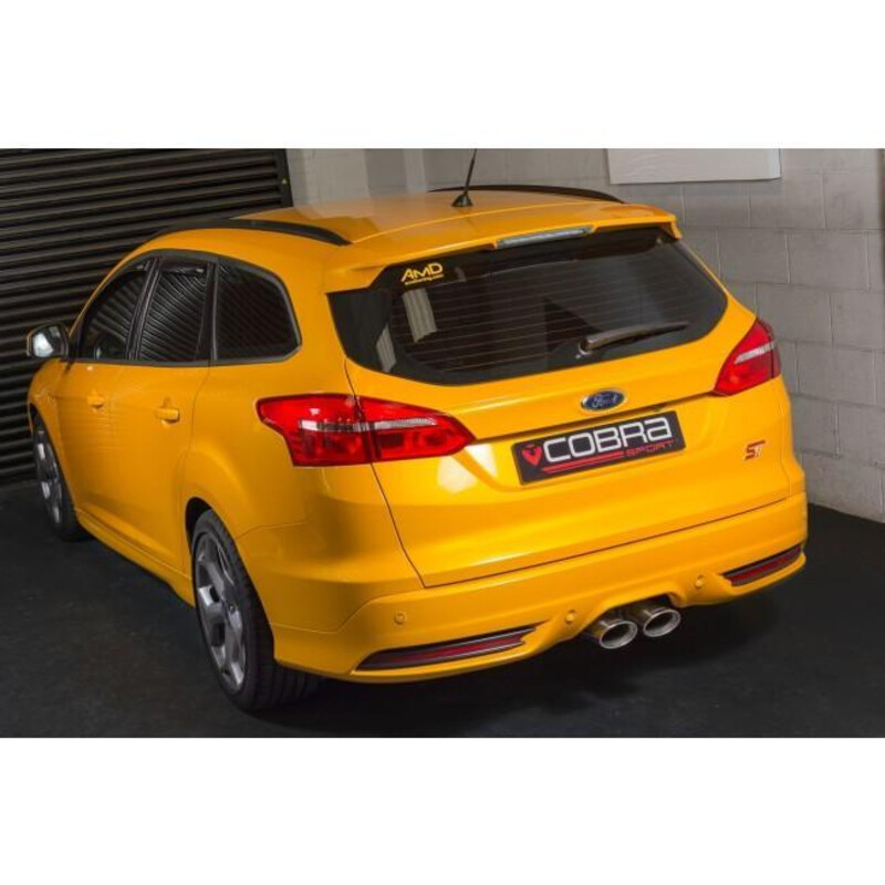 Cobra Sport Rear Exhaust for Ford Focus ST MK3 TDCi Estate