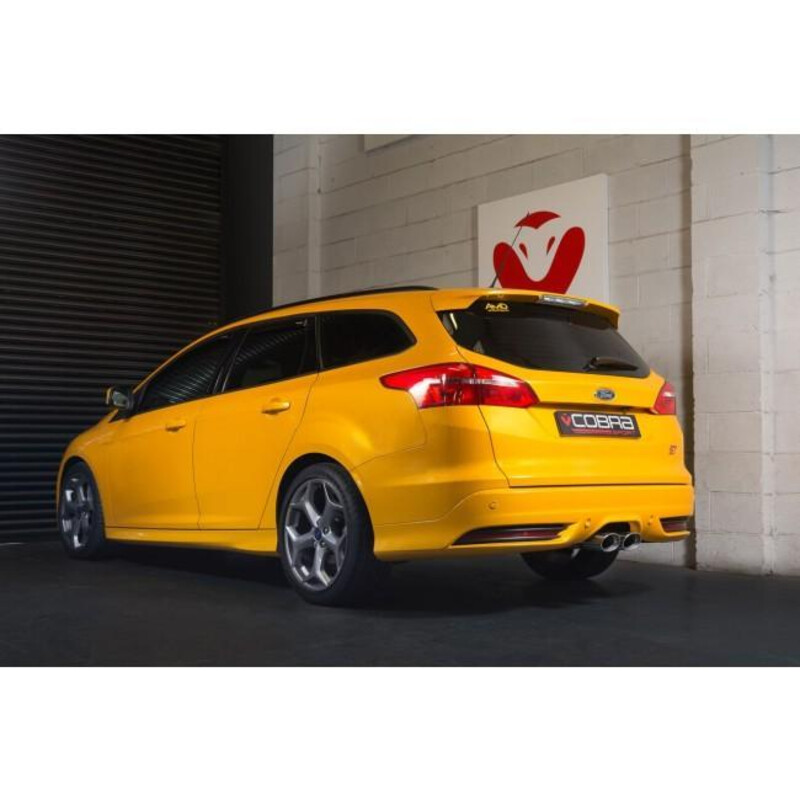 Cobra Sport Rear Exhaust for Ford Focus ST MK3 TDCi Estate