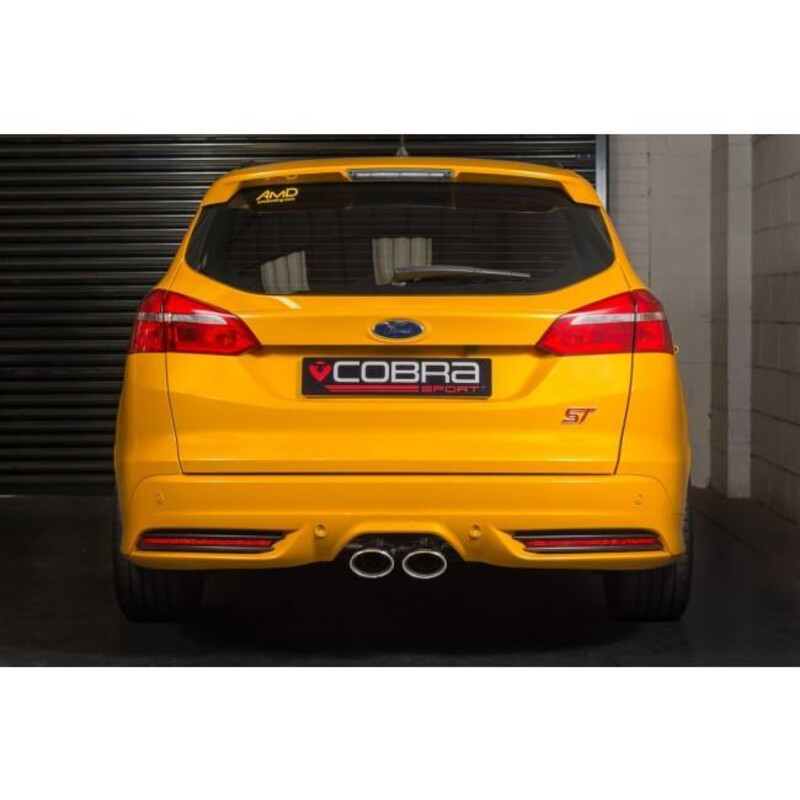 Cobra Sport Rear Exhaust for Ford Focus ST MK3 TDCi Estate