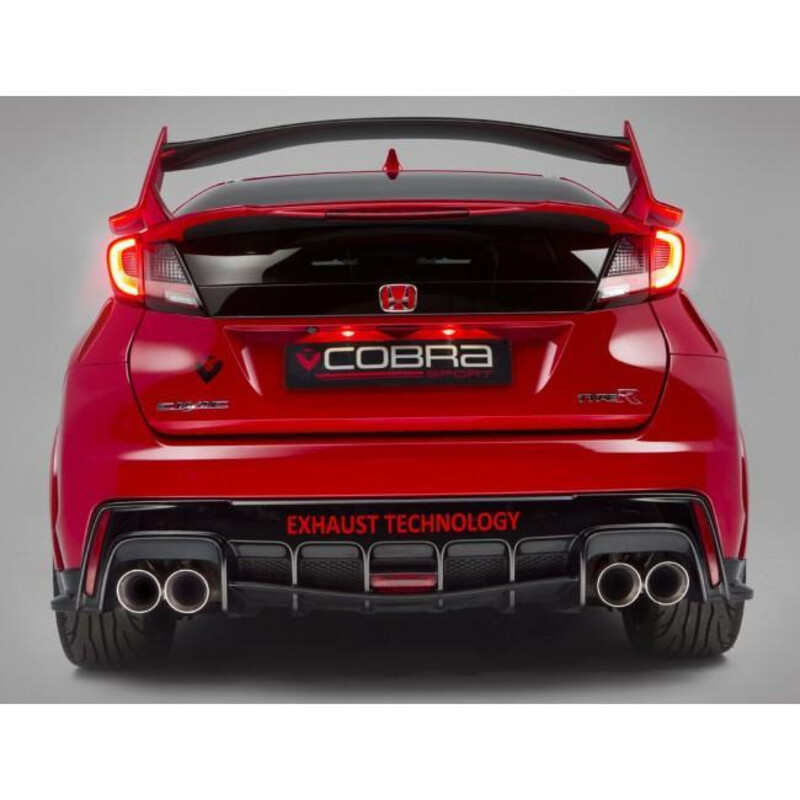 Cobra Sport Cat Back Exhaust System for Honda Civic Type R FK2 (15-17)