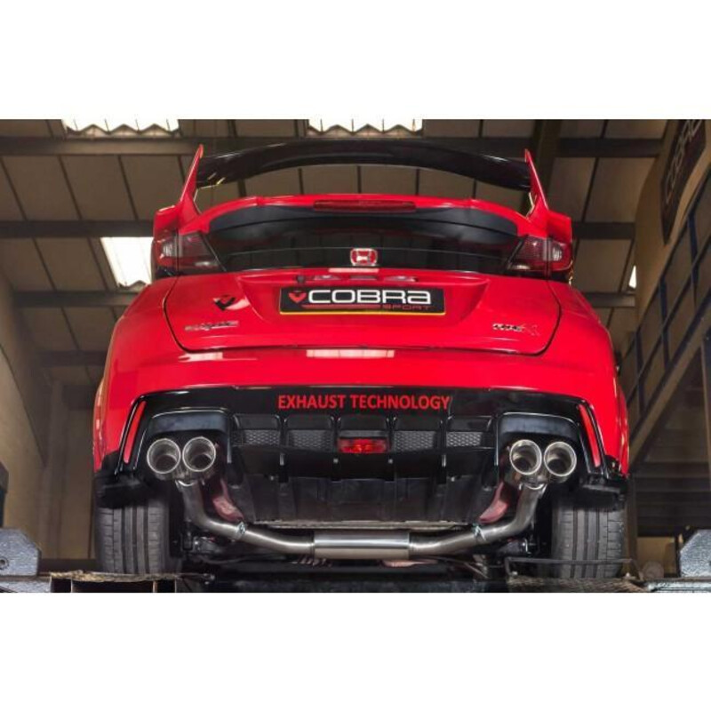 Cobra Sport Cat Back Exhaust System for Honda Civic Type R FK2 (15-17)
