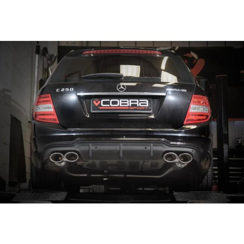 Cobra Sport "AMG Style" Rear Exhaust for Mercedes C200, 220 & 250 Diesel W204 (07-14)