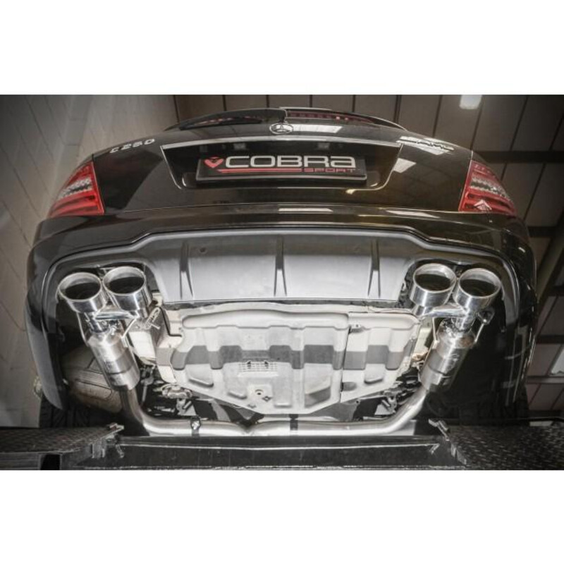Cobra Sport "AMG Style" Rear Exhaust for Mercedes C200, 220 & 250 Diesel W204 (07-14)
