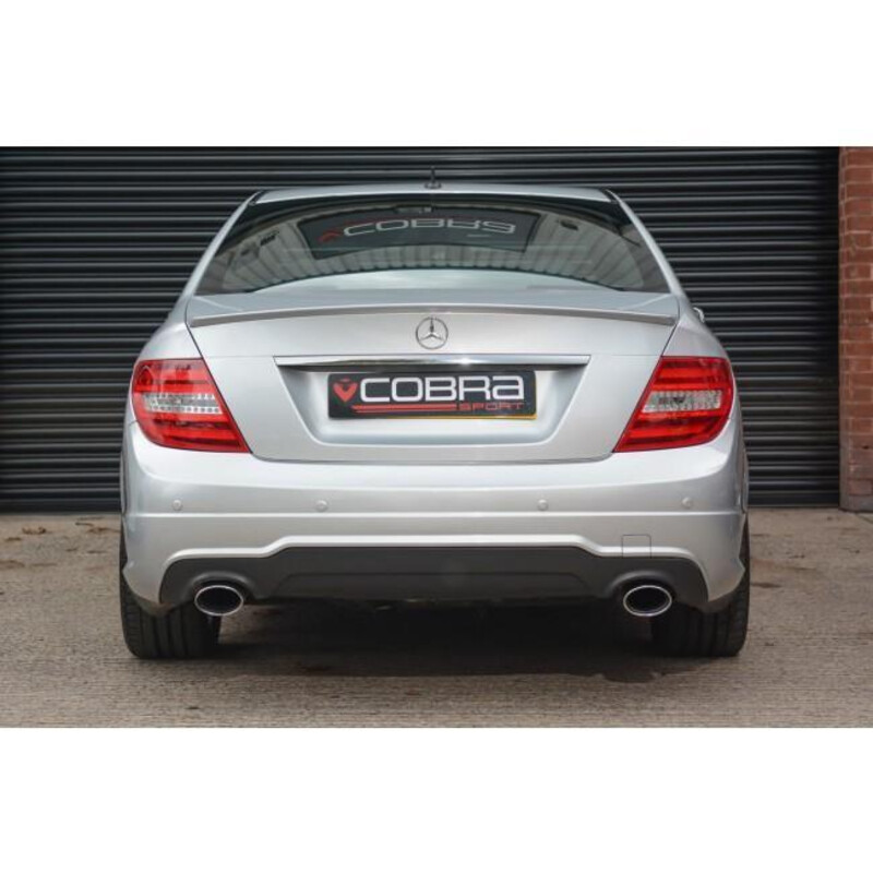 Cobra Sport "350 Style" Rear Exhaust for Mercedes C200, 220 & 250 Diesel W204 (07-14)