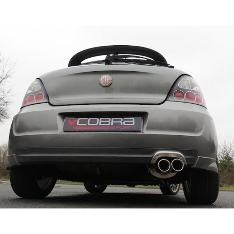 Cobra Sport Rear Exhaust for MG ZR 1.4 & 1.8L (105/120/160)