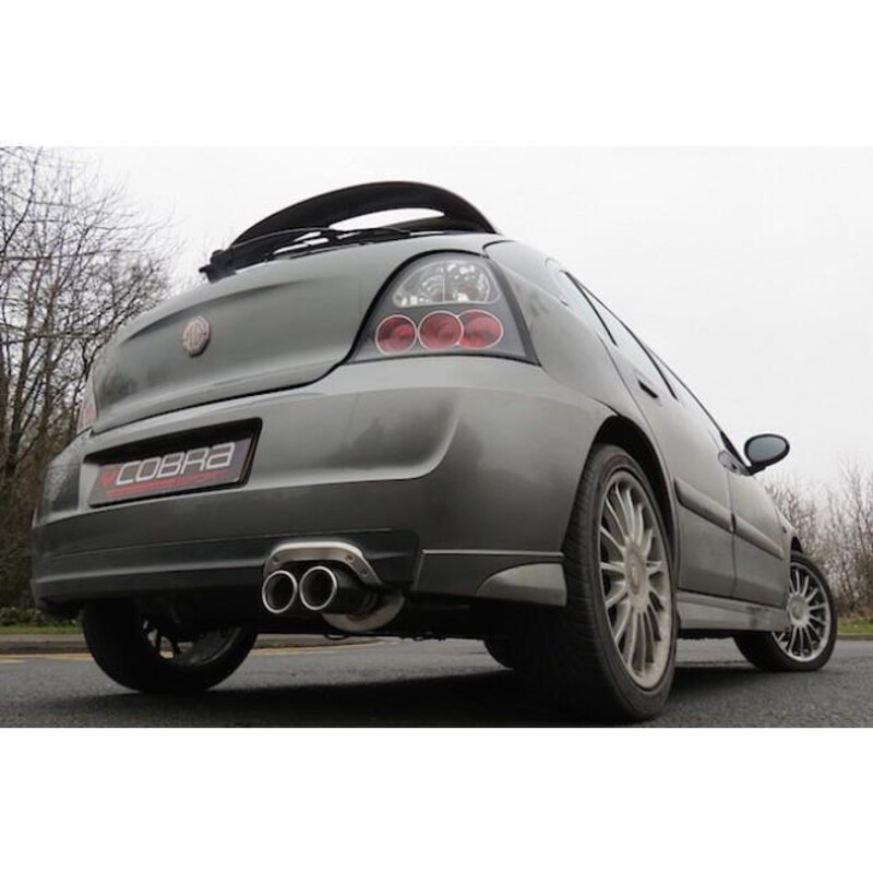 Cobra Sport Rear Exhaust for MG ZR 1.4 & 1.8L (105/120/160)