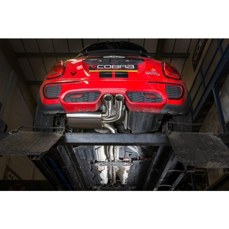 Cobra Sport Cat Back Exhaust System for Mini John Cooper Works F56 Ø3" (14-18)