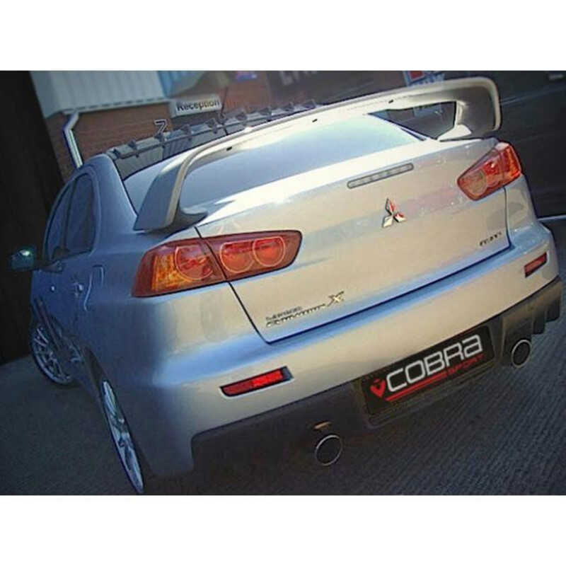 Cobra Sport Cat Back Exhaust System for Mitsubishi Lancer Evo 10 (X)