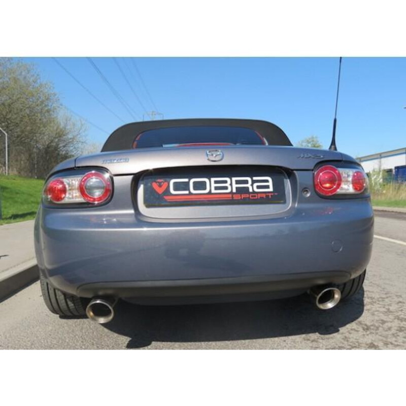 Cobra Sport Rear Exhaust for Mazda MX-5 NC - Road