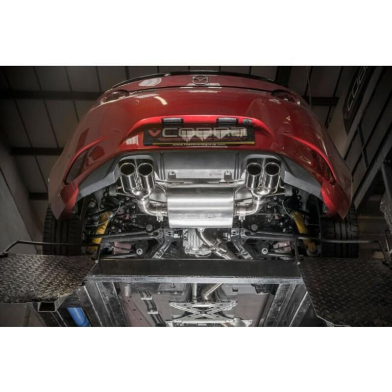Cobra Sport Cat Back Exhaust System for Mazda MX-5 ND (Dual Exit)