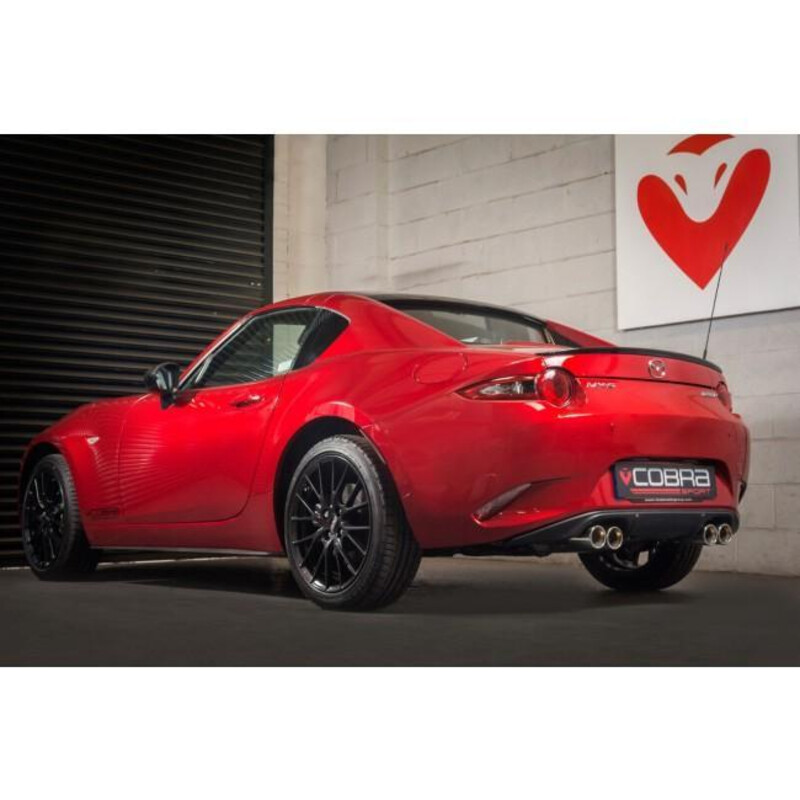 Cobra Sport Cat Back Exhaust System for Mazda MX-5 ND (Dual Exit)