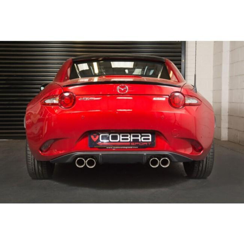 Cobra Sport Cat Back Exhaust System for Mazda MX-5 ND (Dual Exit)