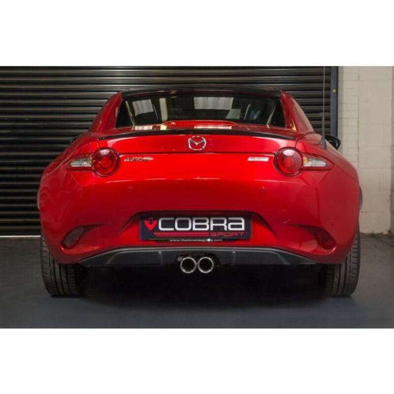 Cobra Sport Cat Back Exhaust System for Mazda MX-5 ND (Center Exit)