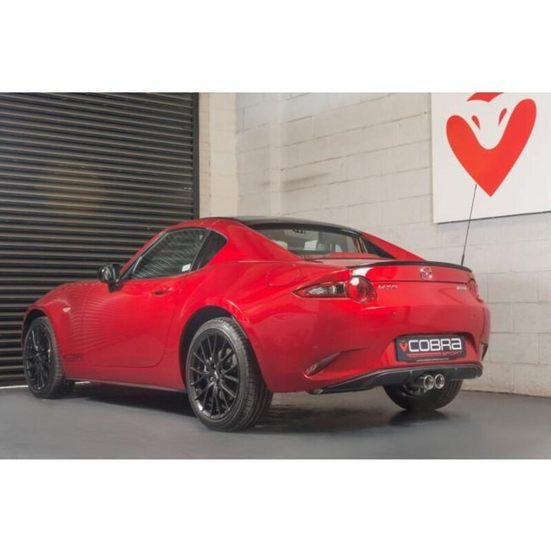 Cobra Sport Cat Back Exhaust System for Mazda MX-5 ND (Center Exit)