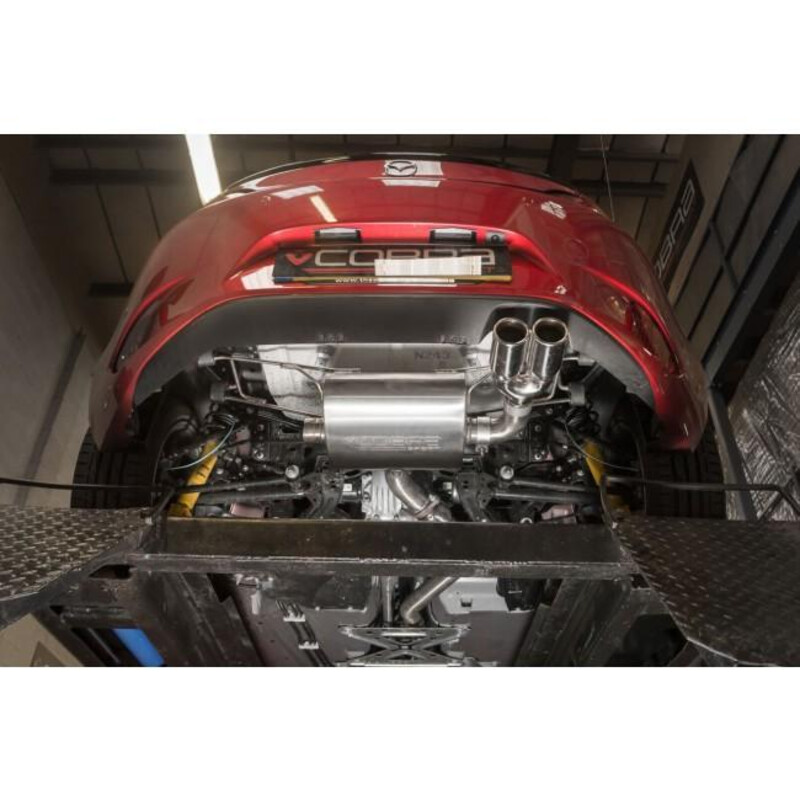 Cobra Sport Cat Back Exhaust System for Mazda MX-5 ND (Standard)