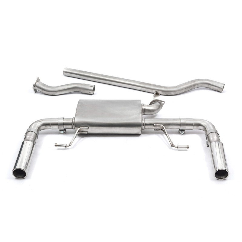 Cobra Sport Cat Back Exhaust System for Renault Clio 3 RS 197 bhp (06-09)
