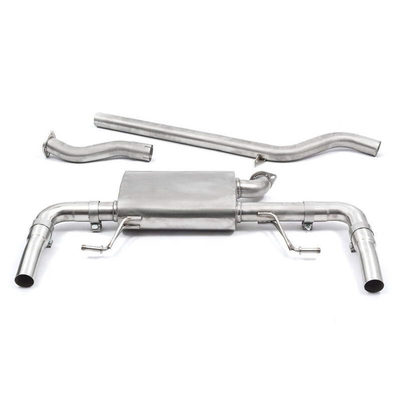 Cobra Sport Cat Back Exhaust System for Renault Clio 3 RS 200 bhp (09-12)