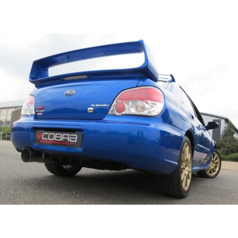 Cobra Sport Cat Back Exhaust System for Subaru Impreza GD / GG 2.0 & 2.5L Turbo Ø2.5" (01-07) - Standard