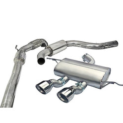 Cobra Sport Turbo Back Exhaust System for Seat Leon Cupra R 1P 2.0L TFSI (10-12)