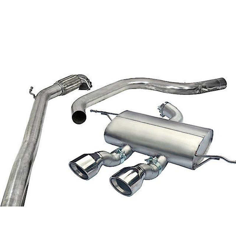 Cobra Sport Turbo Back Exhaust System for Seat Leon Cupra R 1P 2.0L TFSI (10-12)