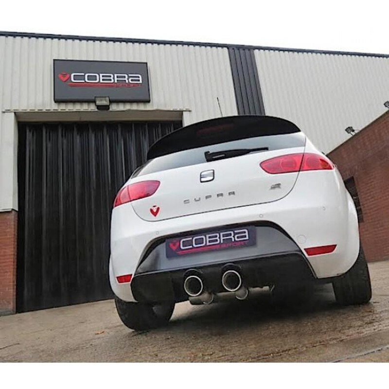 Cobra Sport Turbo Back Exhaust System for Seat Leon Cupra R 1P 2.0L TFSI (10-12)