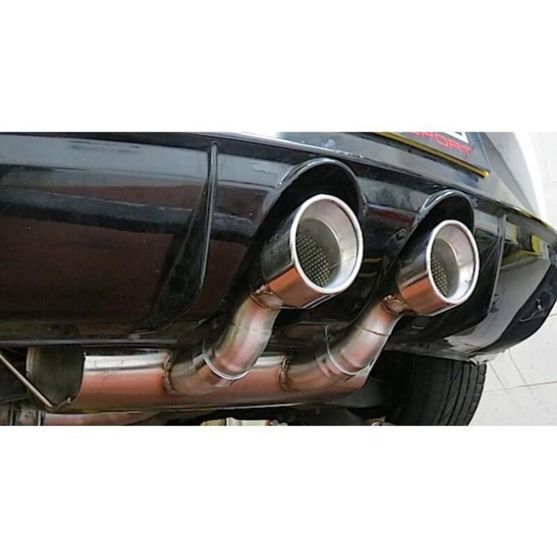 Cobra Sport Turbo Back Exhaust System for Seat Leon Cupra R 1P 2.0L TFSI (10-12)