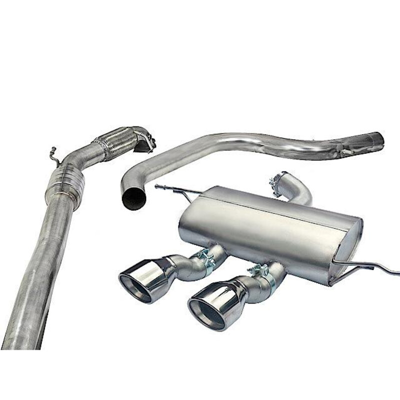 Cobra Sport Turbo Back Exhaust System for Seat Leon Cupra R 1P 2.0L TFSI (10-12)