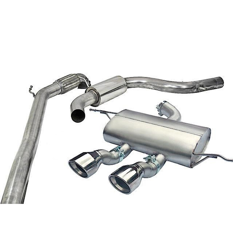 Cobra Sport Turbo Back Exhaust System for Seat Leon Cupra R 1P 2.0L TFSI (10-12)