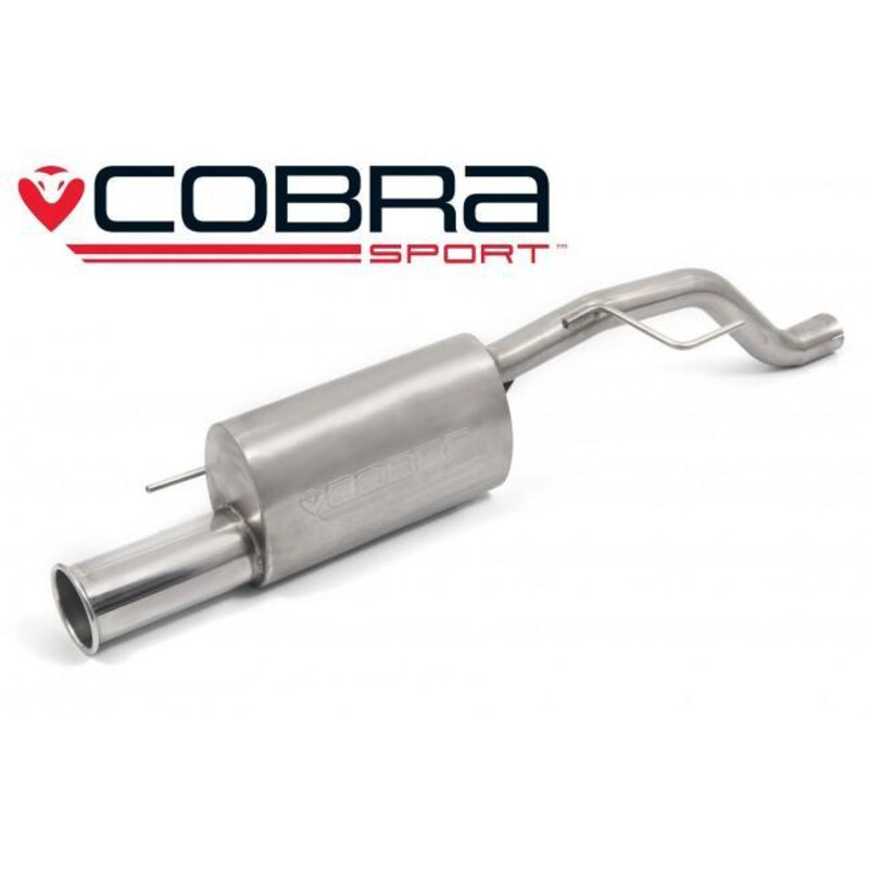 Cobra Sport Rear Exhaust for Opel Corsa D 1.2 & 1.4L (07-14)